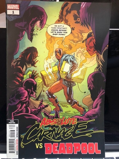 Купить Absolute Carnage Vs Deadpool #1 third print 